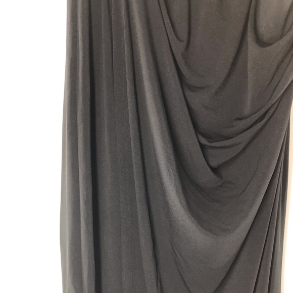 INC Asymmetric Scoop Neck Midi Wrap Front XL Dress - Picture 7 of 10